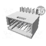 Conector IDC, 12 pini, pas pini 2.54mm, TE Connectivity - 5-102617-4
