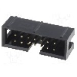Conector IDC, 14 pini, pas pini 2.54mm, ADAM TECH - BHR-14-VUA