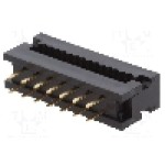 Conector IDC, 14 pini, pas pini 2.54mm, AMPHENOL - T8061400001NEU