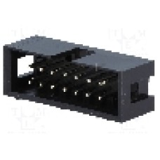 Conector IDC, 14 pini, pas pini 2.54mm, CONNFLY - DS1013-14SSIBG Conector IDC, 14 pini, pas pini 2.54mm, CONNFLY - DS1013-14SSIBG