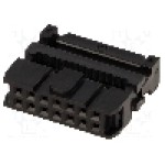 Conector IDC, 14 pini, pas pini 2.54mm, CONNFLY - DS1016-14MA2BB