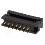 Conector IDC, 14 pini, pas pini 2.54mm, CONNFLY - DS1018-142BX