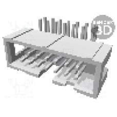 Conector IDC, 14 pini, pas pini 2.54mm, HARTING - 09185146323 Conector IDC, 14 pini, pas pini 2.54mm, HARTING - 09185146323