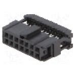 Conector IDC, 14 pini, pas pini 2.54mm, TE Connectivity - 1658621-2