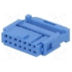 Conector IDC, 14 pini, pas pini 2.54mm, TE Connectivity - 2-1658527-2