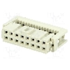 Conector IDC, 16 pini, pas pini 2.54mm, HARTING - 09185166803 Conector IDC, 16 pini, pas pini 2.54mm, HARTING - 09185166803