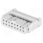 Conector IDC, 16 pini, pas pini 2.54mm, HARTING - 09185166813
