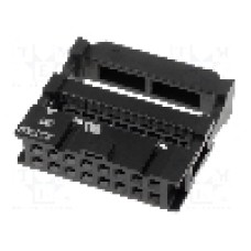 Conector IDC, 16 pini, pas pini 2.54mm, OMRON - XG4M0017F Conector IDC, 16 pini, pas pini 2.54mm, OMRON - XG4M0017F