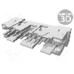 Conector IDC, 16 pini, pas pini 2.54mm, TE Connectivity - 1-111446-6