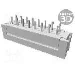 Conector IDC, 16 pini, pas pini 2.54mm, TE Connectivity - 1-216093-6