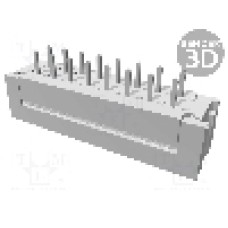 Conector IDC, 16 pini, pas pini 2.54mm, TE Connectivity - 1-216093-6