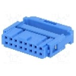 Conector IDC, 16 pini, pas pini 2.54mm, TE Connectivity - 1658527-7 Conector IDC, 16 pini, pas pini 2.54mm, TE Connectivity - 1658527-7