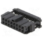 Conector IDC, 16 pini, pas pini 2.54mm, TE Connectivity - 1658621-3