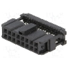 Conector IDC, 16 pini, pas pini 2.54mm, TE Connectivity - 1658621-3