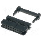 Conector IDC, 16 pini, pas pini 2mm, AMPHENOL - T826116A201CEU