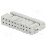 Conector IDC, 20 pini, pas pini 2.54mm, AMPHENOL - 71600-120LF