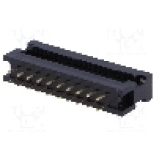 Conector IDC, 20 pini, pas pini 2.54mm, AMPHENOL - T8062000001NEU