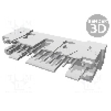 Conector IDC, 20 pini, pas pini 2.54mm, TE Connectivity - 1-111446-8 Conector IDC, 20 pini, pas pini 2.54mm, TE Connectivity - 1-111446-8