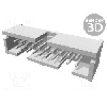 Conector IDC, 20 pini, pas pini 2.54mm, TE Connectivity - 103308-5