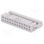 Conector IDC, 24 pini, pas pini 2.54mm, AMPHENOL - 71600-124LF