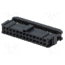 Conector IDC, 26 pini, pas pini 2.54mm, TE Connectivity - 1658621-6 Conector IDC, 26 pini, pas pini 2.54mm, TE Connectivity - 1658621-6