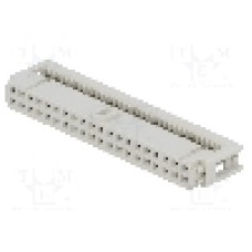 Conector IDC, 40 pini, pas pini 2.54mm, HARTING - 09185406803 Conector IDC, 40 pini, pas pini 2.54mm, HARTING - 09185406803