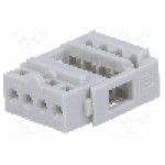 Conector IDC, 4 pini, pas pini 2.54mm, TOMIC - N1604 Conector IDC, 4 pini, pas pini 2.54mm, TOMIC - N1604