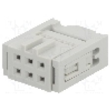 Conector IDC, 6 pini, pas pini 2.54mm, AMPHENOL - 71600-006LF