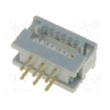 Conector IDC, 6 pini, pas pini 2.54mm, HARTING - 09181069622