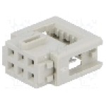Conector IDC, 6 pini, pas pini 2.54mm, HARTING - 09185067803