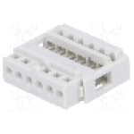 Conector IDC, 6 pini, pas pini 2.54mm, TOMIC - N1606 Conector IDC, 6 pini, pas pini 2.54mm, TOMIC - N1606