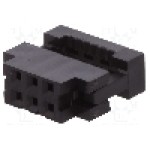 Conector IDC, 6 pini, pas pini 2mm, AMPHENOL - 89361-106LF