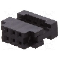 Conector IDC, 6 pini, pas pini 2mm, AMPHENOL - 89361-106LF Conector IDC, 6 pini, pas pini 2mm, AMPHENOL - 89361-106LF