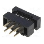 Conector IDC, 6 pini, pas pini 2mm, CONNFLY - DS1018-02-06B2 Conector IDC, 6 pini, pas pini 2mm, CONNFLY - DS1018-02-06B2
