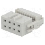 Conector IDC, 8 pini, pas pini 2.54mm, AMPHENOL - 71600-008LF
