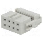 Conector IDC, 8 pini, pas pini 2.54mm, AMPHENOL - 71600-108LF