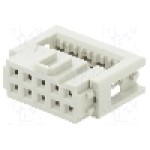 Conector IDC, {{Numarul de pini}} pini, pas pini {{Pas pini}}, HARTING - 09185106813