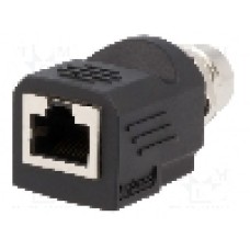 Adaptor RJ45 soclu, 4 pini, AMPHENOL - RJS-12D04FF-LS8001