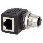 Adaptor RJ45 soclu, 4 pini, AMPHENOL - RJS-12D04FF-RS8001