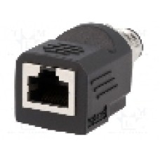Adaptor RJ45 soclu, 4 pini, AMPHENOL - RJS-12D04FM-LS8001