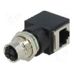 Adaptor RJ45 soclu, 8 pini, BULGIN - PXMBNI12RAF08XRJM16