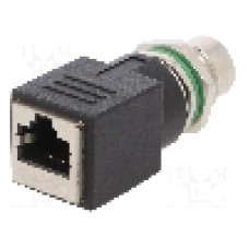 Adaptor RJ45 soclu, 8 pini, BULGIN - PXMBNI12RPM08XRJM16