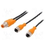 Adaptor in T M12 tata, 3 pini, LUMBERG AUTOMATION - 43546 ASB 2-RKT 4-3-224/1 M