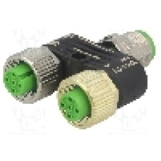 Adaptor in T M12 tata, 5 pini, MURR ELEKTRONIK - 7000-41121-0000000
