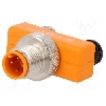 Adaptor in T M8 mama x2, 3 pini, LUMBERG AUTOMATION - 11124 ASBS 2 M8