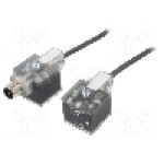 Cablu - adaptor M12 soclu mama, 3 pini, LUMBERG AUTOMATION - 12180 VADM12 1A-VAD1A-1-3-226/0,4M