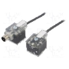 Cablu - adaptor M12 soclu mama, 3 pini, LUMBERG AUTOMATION - 12180 VADM12 1A-VAD1A-1-3-226/0,4M