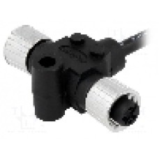 Splitter M12 mama x2, 3 pini, AMPHENOL - SS-030300-FF0-TSA01