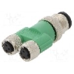 Splitter M8 mama x2, 4 pini, PHOENIX CONTACT - SAC-3P-M12Y/2XM 8FS 1683471