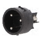 Conector M8, 3 pini, clasa etanseitate {{Clasa etanşeitate}}, BULGIN - SA3230